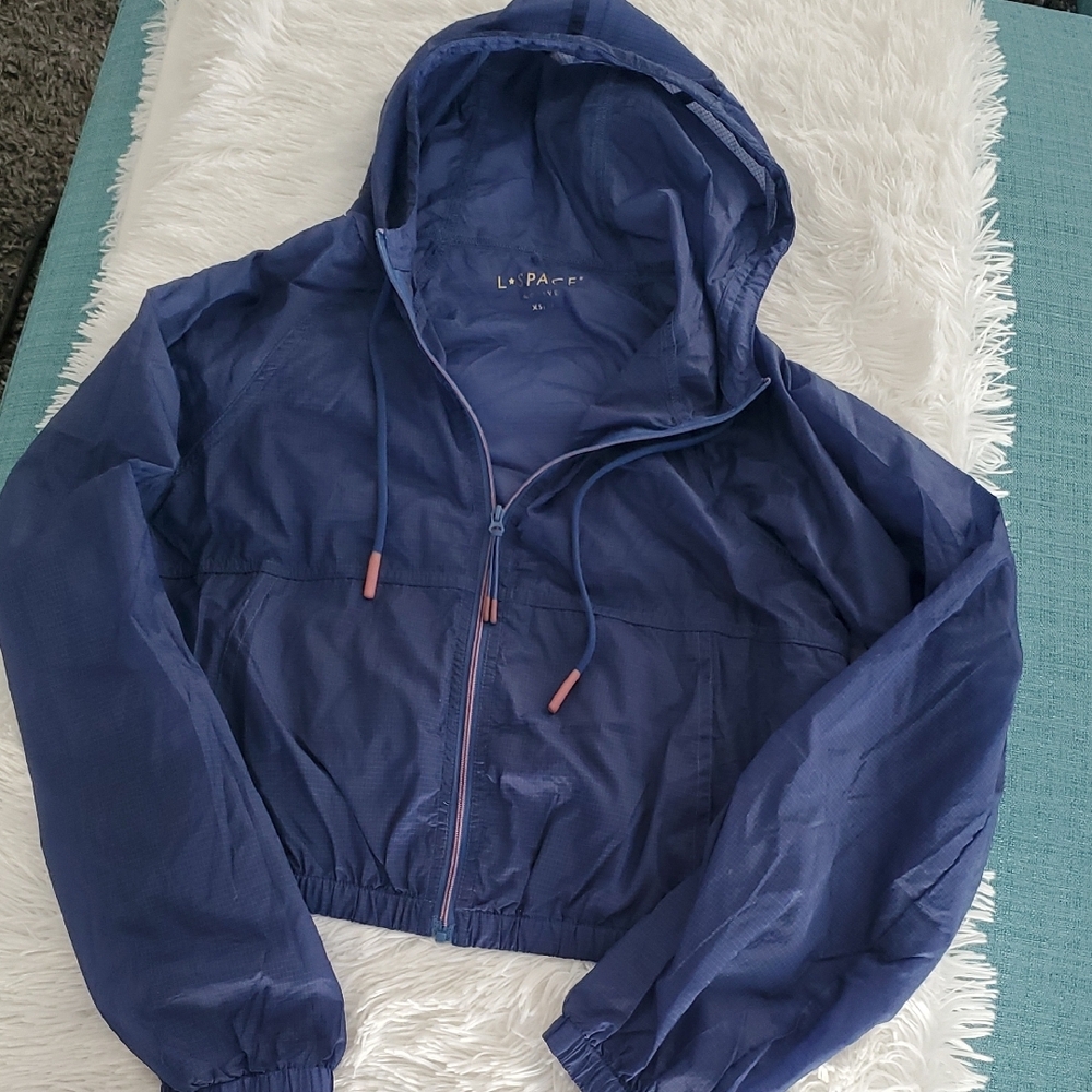 LUXURY BRAND L SPACE  BLUE ACTIVE WINDBREAKER XS